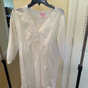 Lilly Pulitzer white cover up
